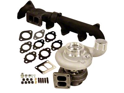 BD Power Iron Horn Turbo Kit with S363SXE/80 0.91 AR Wheel Size (07.5-18 6.7L RAM 2500)