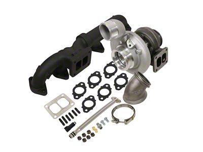 BD Power Iron Horn Turbo Kit with S364SXE/80 0.91 AR Wheel Size (03-07 5.9L RAM 2500)