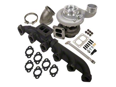 BD Power Iron Horn Turbo Kit with S364SXE/80 1.00 AR Wheel Size (03-07 5.9L RAM 2500)