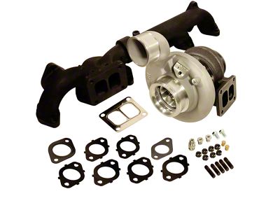 BD Power Iron Horn Turbo Kit with S364SXE/80 1.00 AR Wheel Size (07.5-18 6.7L RAM 2500)