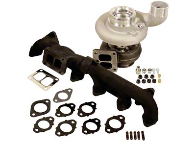 BD Power Iron Horn Turbo Kit with S366SXE/80 1.00 AR Wheel Size (07.5-18 6.7L RAM 2500)