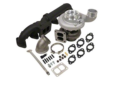 BD Power Iron Horn Turbo Kit with S369SXE/80 1.00 AR Wheel Size (03-07 5.9L RAM 2500)