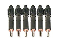 BD Power Fuel Injector Kit; Set of 6; 90HP; Black (94-Early 98 5.9L I6 RAM 3500)