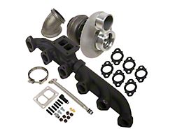 BD Power Iron Horn Turbo Kit with S366SXE/80 0.91 AR Wheel Size (03-07 5.9L RAM 3500)