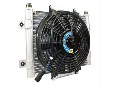 BD Power Xtrude Transmission Cooler with Fan and 5/8-Inch Lines (07-16 Sierra 2500 HD)