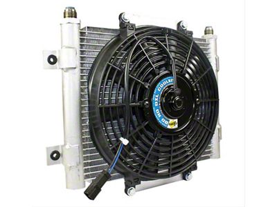 BD Power Xtrude Transmission Cooler with Fan and 5/8-Inch Lines (07-16 Sierra 3500 HD)