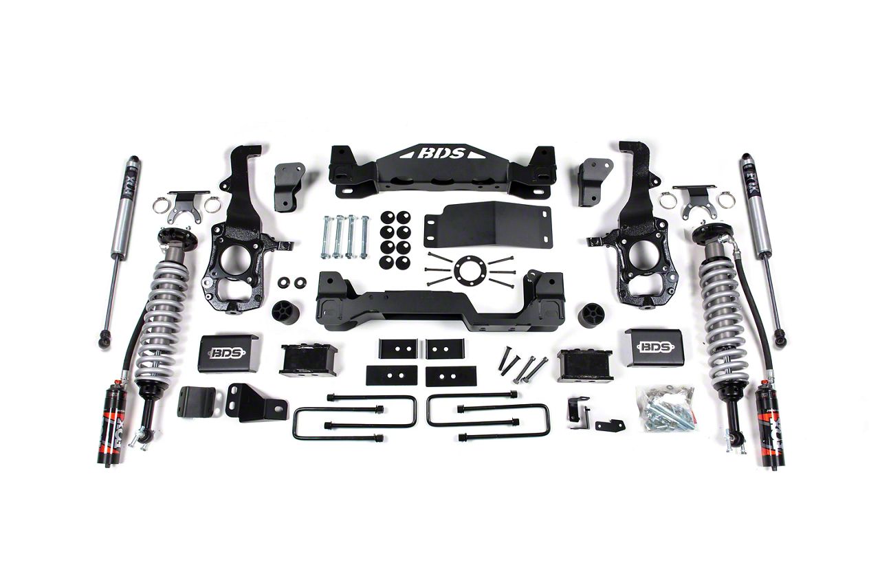BDS 4-Inch Coil-Over Suspension Lift Kit with FOX 2.0 Performance Shocks (21-24 4WD F-150 SuperCab, SuperCrew w/o CCD System, Excluding PowerBoost,…