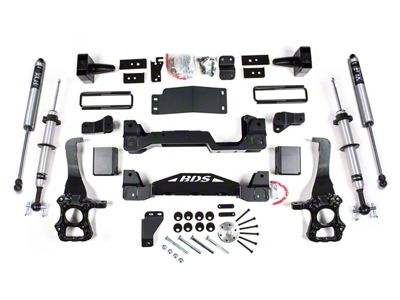 BDS 2-Inch Coil-Over Suspension Lift Kit with Fox 2.5 Shocks (14-20 4WD F-150, Excluding Raptor)