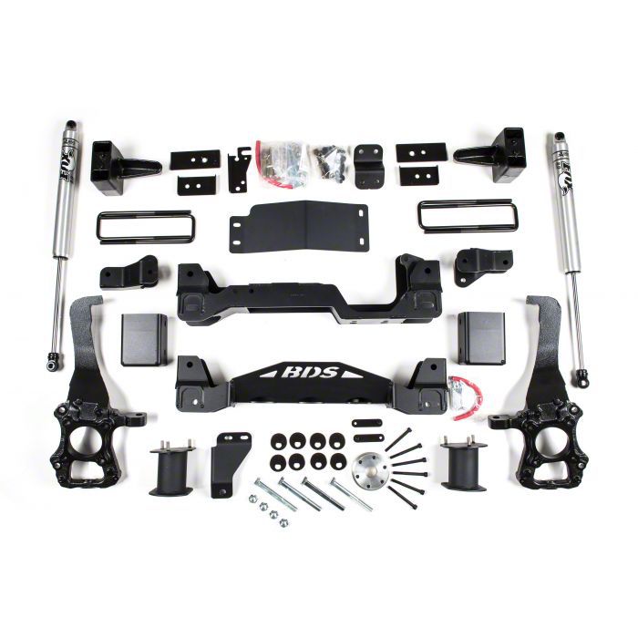 BDS 4-Inch Suspension Lift Kit with Fox Shocks (15-20 4WD F-150 SuperCab, SuperCrew, Excluding Raptor)