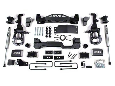 BDS 4-Inch Suspension Lift Kit with NX2 Nitro Shocks (21-25 4WD F-150 SuperCab, SuperCrew w/o CCD System, Excluding PowerBoost, PowerStroke, Raptor & Tremor)