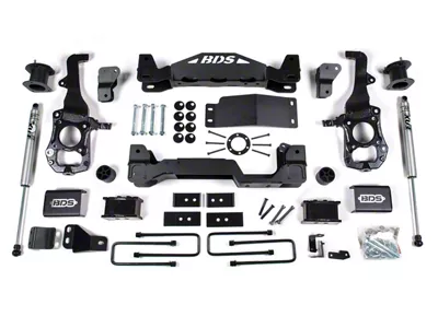 BDS 4-Inch Suspension Lift Kit with NX2 Shocks (21-24 4WD F-150 SuperCab, SuperCrew w/o CCD System, Excluding PowerBoost, PowerStroke, Raptor & Tremor)