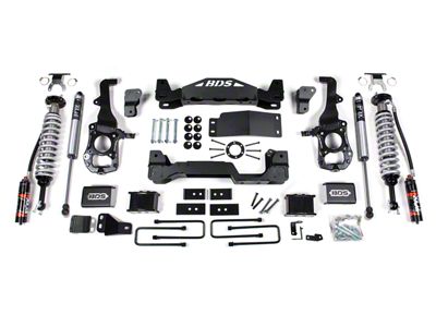 BDS 6-Inch Coil-Over Suspension Lift Kit with Fox Coil-Overs and Fox Shocks (21-23 4WD F-150 SuperCab, SuperCrew w/o CCD System, Excluding PowerBoost, PowerStroke, Raptor & Tremor)