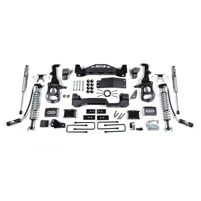 BDS 6-Inch Coil-Over Suspension Lift Kit with Fox DSC Coil-Overs and Fox Shocks (21-24 4WD F-150 SuperCab, SuperCrew w/o CCD System, Excluding…