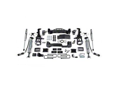 BDS 6-Inch Coil-Over Suspension Lift Kit with Fox DSC Coil-Overs and Fox Shocks (21-24 4WD F-150 SuperCab, SuperCrew w/o CCD System, Excluding PowerBoost, PowerStroke, Raptor & Tremor)