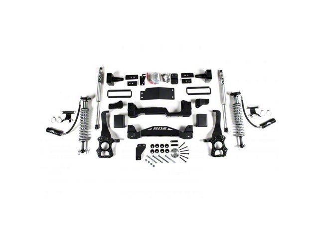 BDS 6-Inch Coil-Over Suspension Lift Kit with Fox Shocks (15-20 4WD F-150 SuperCab, SuperCrew, Excluding Raptor)