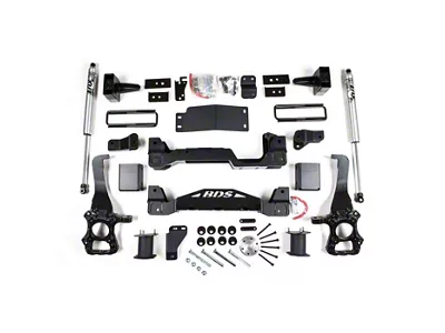 BDS 6-Inch Suspension Lift Kit with NX2 Shocks (15-20 4WD F-150 SuperCab, SuperCrew, Excluding Raptor)