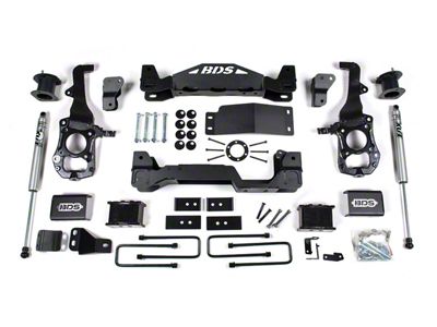 BDS 6-Inch Suspension Lift Kit with NX2 Shocks (21-24 4WD F-150 SuperCab, SuperCrew w/o CCD System, Excluding PowerBoost, PowerStroke, Raptor & Tremor)