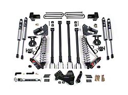 BDS 4-Inch 4-Link Suspension Lift Kit with 5-Inch Lift Blocks, FOX 2.5 Performance Elite Coil-Overs and 2.0 Performance Shocks (17-19 4WD 6.7L Powerstroke F-250 Super Duty w/ 3-Leaf Rear Springs)