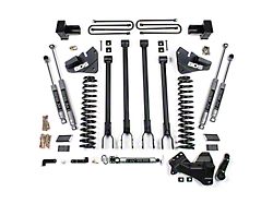 BDS 4-Inch 4-Link Suspension Lift Kit with Leaf Springs and NX2 Nitro Shocks (17-19 4WD 6.7L Powerstroke F-250 Super Duty)