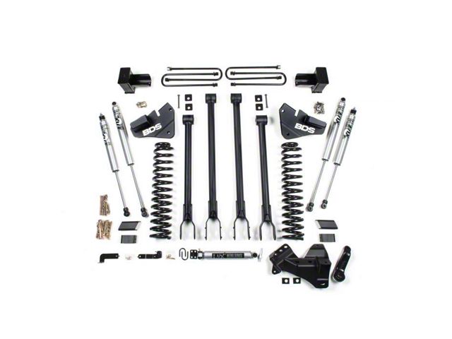 BDS 4-Inch 4-Link Suspension Lift Kit with Fox Shocks (20-22 4WD 6.2L F-250 Super Duty)