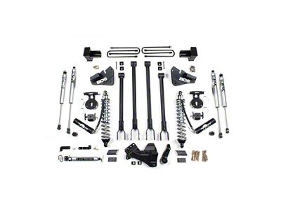 BDS 5-Inch 4-Link Suspension Lift Kit with Rear Lift Blocks and FOX 2.5 Coil-Overs and 2.0 Performance Shocks (20-22 4WD 6.7L PowerStroke F-250 Super Duty)