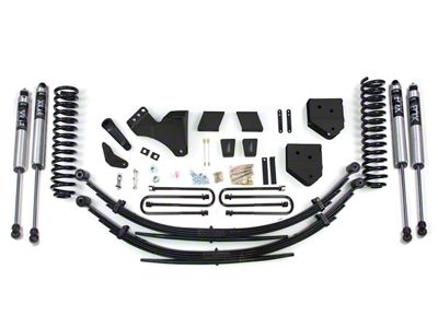 BDS 4-Inch Suspension Lift Kit with Rear Leaf Springs and FOX 2.0 Performance Shocks (08-10 4WD 5.4L, 6.8L F-250 Super Duty)