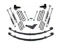 BDS 4-Inch Suspension Lift Kit with Rear Lear Springs with NX2 Nitro Shocks (99-04 4WD F-250 Super Duty w/ Factory Overload Springs & Front Radius U-Bolts)
