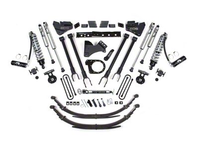 BDS 7-Inch Radius Arm Suspension Lift Kit with Rear Lift Springs and FOX 2.5 Coil-Overs and 2.0 Performance Shocks (20-22 4WD 6.7L PowerStroke F-250 Super Duty)
