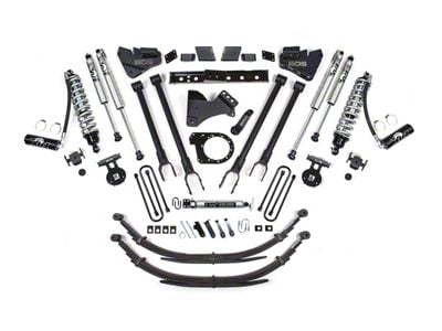 BDS 6-Inch Coil-Over Radius Arm Suspension Lift Kit with Rear Lift Springs and Fox Shocks (20-22 4WD 6.7L PowerStroke F-250 Super Duty)
