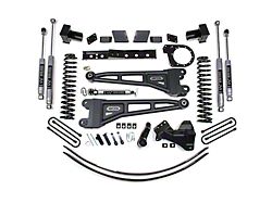 BDS 6-Inch Radius Arm Suspension Lift Kit with 5-Inch Lift Blocks and NX2 Nitro Shocks (17-19 4WD 6.7L Powerstroke F-250 Super Duty w/ 2-Leaf Rear Springs)