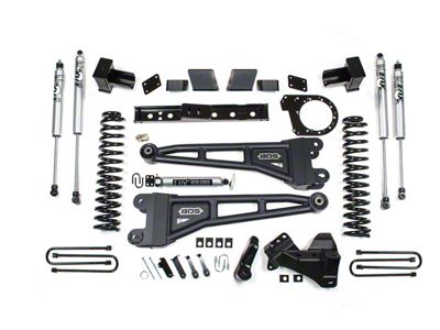BDS 7-Inch Radius Arm Suspension Lift Kit with Rear Lift Blocks and NX2 Nitro Shocks (20-22 4WD 6.7L PowerStroke F-250 Super Duty)