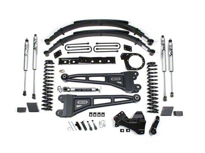 BDS 6-Inch Radius Arm Suspension Lift Kit with Rear Lift Springs and Fox Shocks (20-22 4WD 6.7L PowerStroke F-250 Super Duty)
