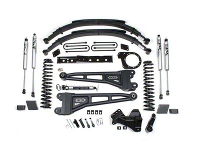 BDS 7-Inch Radius Arm Suspension Lift Kit with Rear Lift Springs and NX2 Nitro Shocks (20-22 4WD 6.7L PowerStroke F-250 Super Duty)