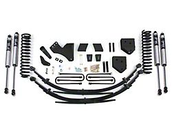 BDS 6-Inch Suspension Lift Kit with Rear Leaf Springs and FOX 2.0 Performance Shocks (08-10 4WD 6.4L Powerstroke F-250 Super Duty)