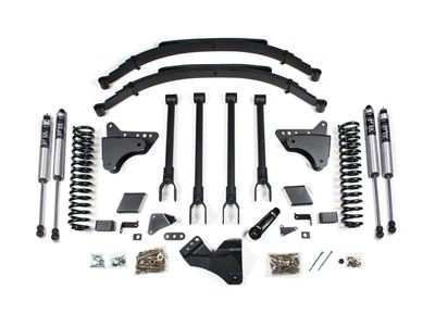 BDS 8-Inch 4-Link Conversion Suspension Lift Kit with FOX 2.0 Performance Shocks (11-16 4WD 6.2L F-250 Super Duty)