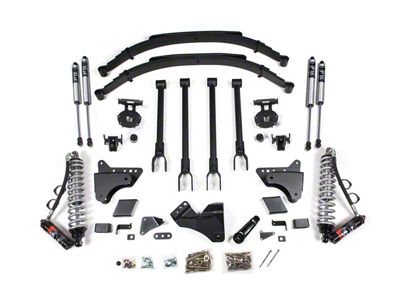 BDS 8-Inch 4-Link Suspension Lift Kit with Rear Leaf Springs and FOX 2.5 Performance Elite Coil-Overs and FOX 2.0 Performance Shocks (11-16 4WD F-250 Super Duty)