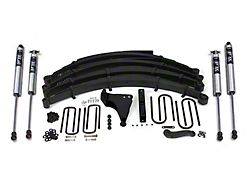 BDS 8-Inch Leaf Spring Suspension Lift Kit with FOX 2.0 Performance Shocks (99-04 4WD F-250 Super Duty w/ Front Square U-Bolts)