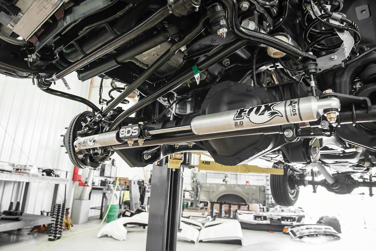 Fox 2.0 Dual Steering Stabilizer – For 2017-2022 Ford F450/F550 Super Duty 4WD – Stryker Off Road Design