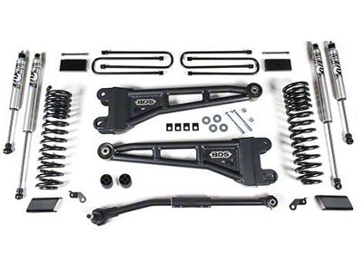 BDS 2.50-Inch Radius Arm Suspension Lift Kit with FOX 2.0 Performance Shocks (20-22 4WD F-350 Super Duty)