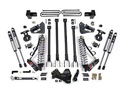 BDS 4-Inch 4-Link Suspension Lift Kit with FOX 2.5 Performance Elite Coil-Overs and FOX 2.0 Performance Shocks (17-19 4WD 6.2L F-350 Super Duty DRW)