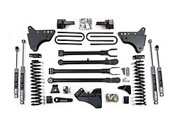 BDS 4-Inch 4-Link Suspension Lift Kit with Rear Lift Blocks and NX2 Nitro Shocks (08-10 4WD 6.4L Powerstroke F-350 SRW Super Duty w/ Factory Overload Springs)