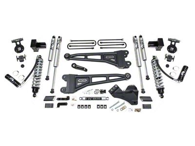BDS 4-Inch Radius Arm Suspension Lift Kit with FOX 2.5 Performance Elite Coil-Overs and 2.0 Performance Shocks (20-22 4WD 6.7L PowerStroke F-350 Super Duty)