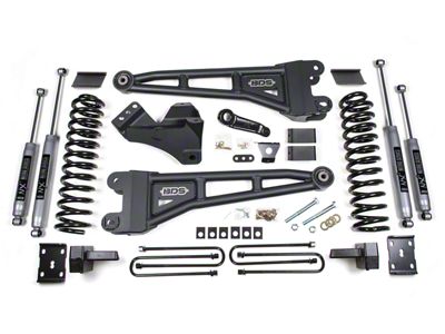 BDS 4-Inch Radius Arm Suspension Lift Kit with 4-Inch Lift Blocks and NX2 Nitro Shocks (11-16 4WD 6.2L F-350 Super Duty)