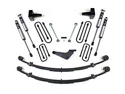 BDS 4-Inch Suspension Lift Kit with Rear Lear Springs with FOX 2.0 Performance Shocks (99-04 4WD F-350 Super Duty SRW w/ Factory Overload Springs & Front Radius U-Bolts)