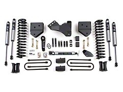 BDS 4-Inch Suspension Lift Kit with Rear Lift Blocks and FOX 2.0 Performance Shocks (05-07 4WD 6.0L Powerstroke F-350 Super Duty w/ Factory Overload Springs)