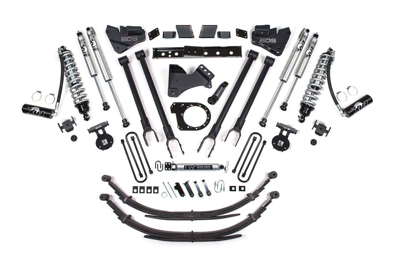 BDS F350 Super Duty 7Inch Radius Arm Suspension Lift Kit with Rear