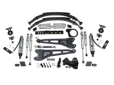BDS 6-Inch DSC Coil-Over Radius Arm Suspension Lift Kit with Rear Lift Springs and Fox Shocks (20-22 4WD 6.7L PowerStroke F-350 Super Duty)