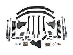 BDS 8-Inch 4-Link Conversion Suspension Lift Kit with NX2 Nitro Shocks (11-16 4WD 6.7L Powerstroke F-350 Super Duty)