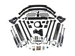 BDS 8-Inch 4-Link Suspension Lift Kit with Rear Leaf Springs and NX2 Nitro Shocks (17-19 4WD 6.7L Powerstroke F-350 Super Duty)