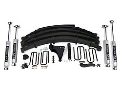BDS 8-Inch Leaf Spring Suspension Lift Kit with NX2 Nitro Shocks (99-04 4WD F-350 Super Duty SRW w/ Front Square U-Bolts)